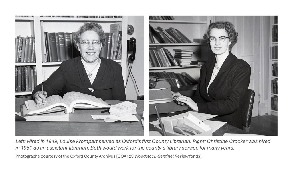 Photos ca. early 1950s of OCLC admin and staff.